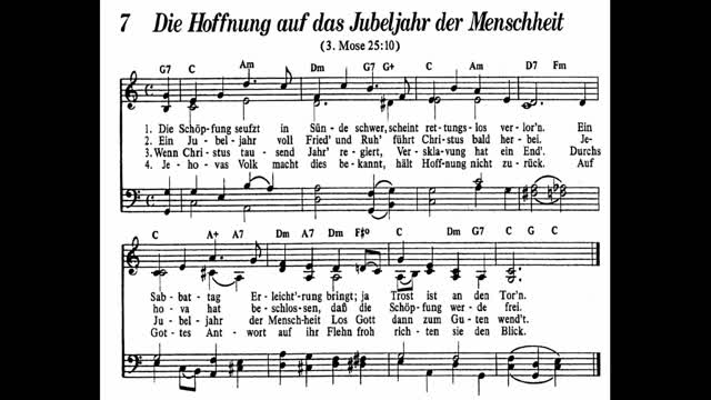 Die Hoffnung auf das Jubeljahr der Menschheit (Lied 7 aus Singt Jehova Loblieder)