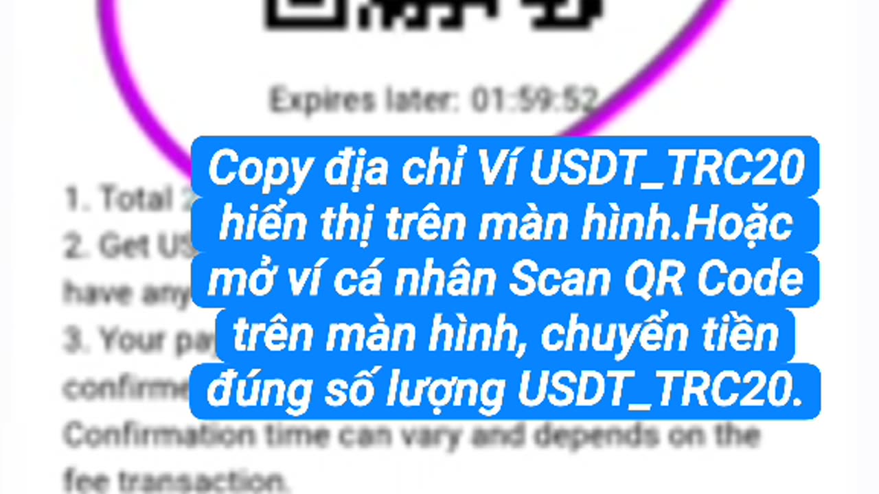 HƯỚNG DẪN NẠP ĐIỂM [TIỀN USDT _TRC-20] VÀO ID TÀI KHOẢN THÀNH VIÊN WOLUSA.