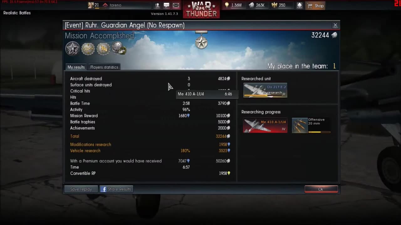 War Thunder - Guardian Angel Event!