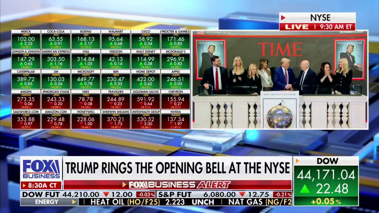 NYSE Chants of USA!! "This really signifies business is back. Business is open."