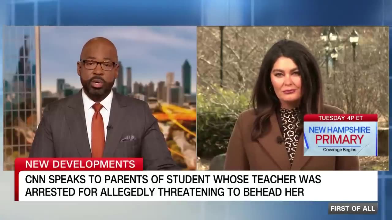 Teacher arrested for threatening.