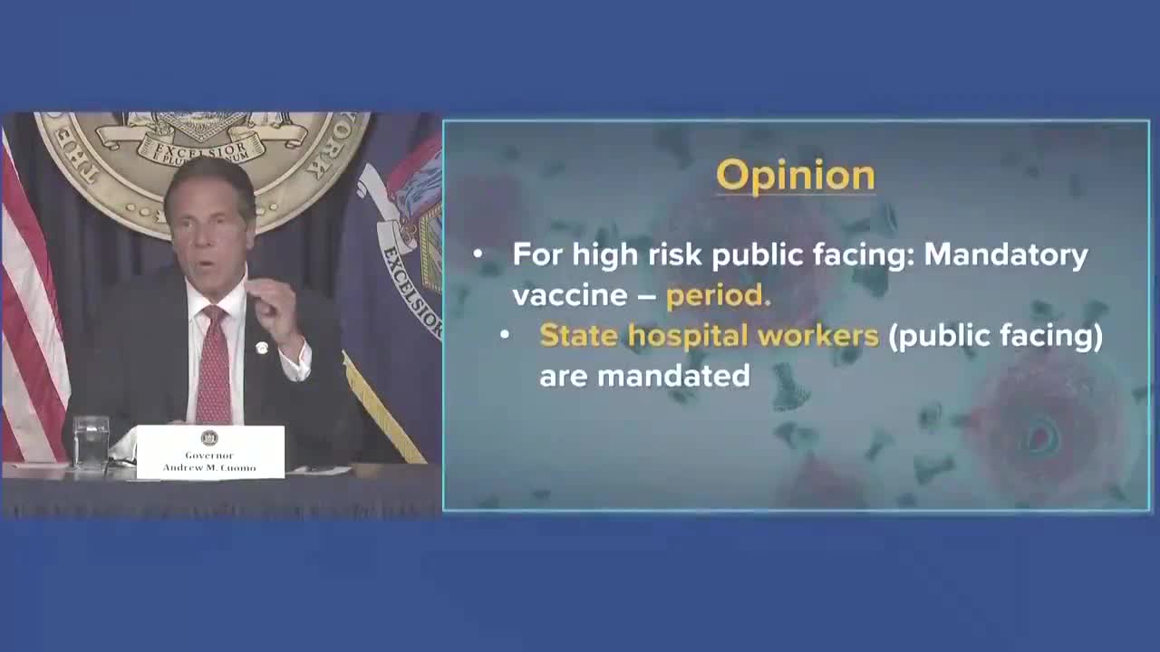 Cuomo Announcement: Private Businesses Should Go to ‘Vaccine-Only Admission’