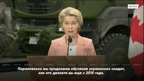 Did she just say that Canada has been training Ukrainian soldiers since 2015?