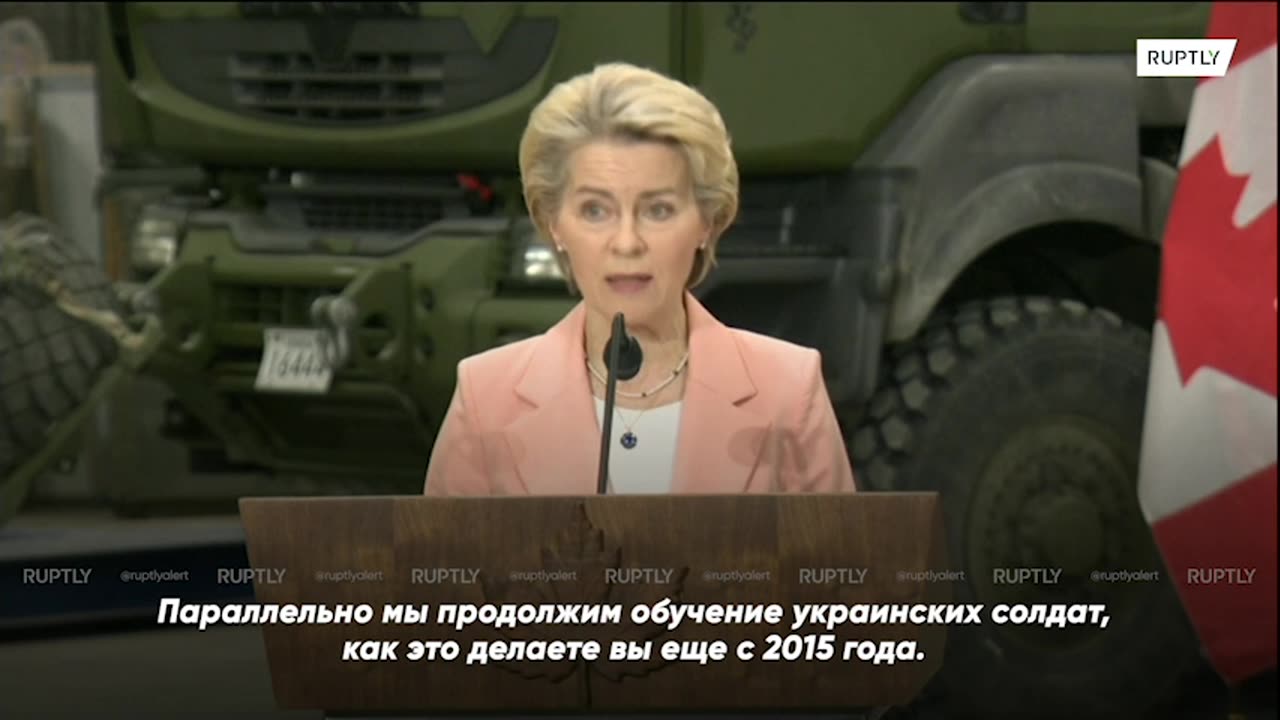 Did she just say that Canada has been training Ukrainian soldiers since 2015?