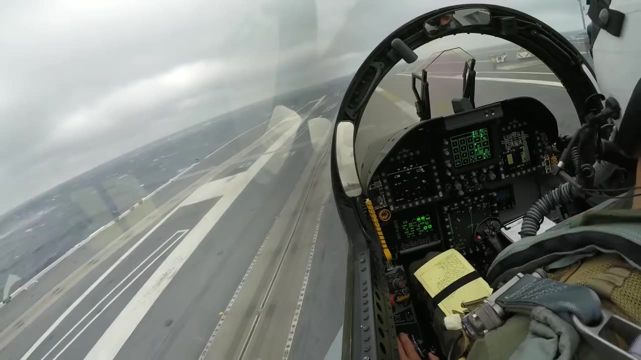 F 18 carrier landing in bad weather and low visibility Military videos