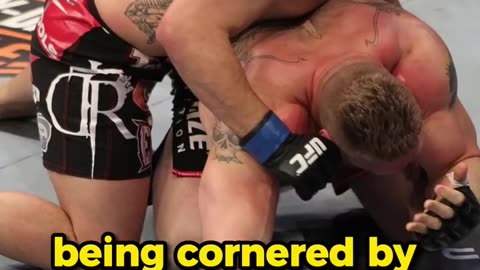 Brock Lesnar ran for his life during the ufc fight