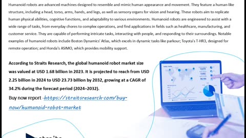 Humanoid Robot Research – Growth Opportunities and Revenue Statistics by Forecast