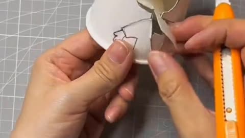 Fun paper cup animation handmade kids