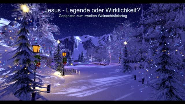 Jesus - Legende oder Wirklichkeit?