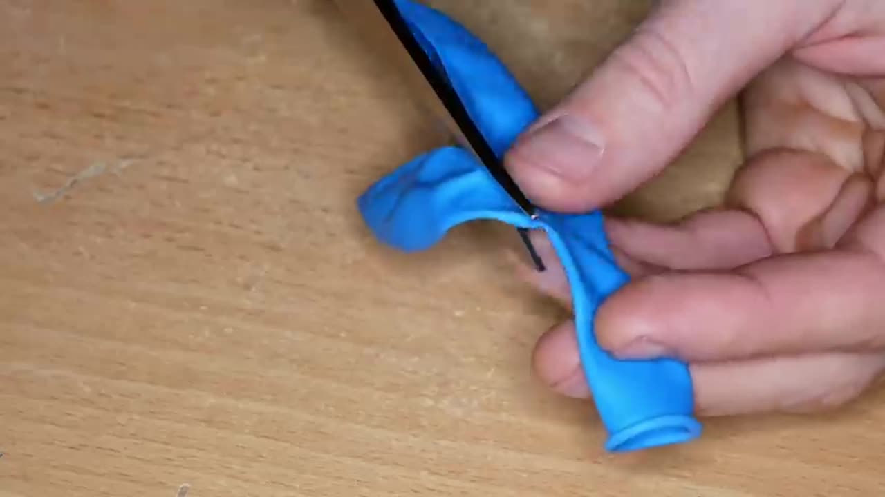 Exploding Balloon in Slow Motion Epoxy Resin Art