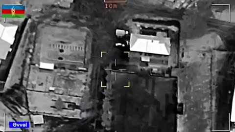 Incredible Footage of an Azerbaijani Air Strike in Karabakh