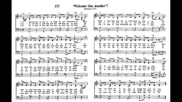 Welcome One Another! (Song 155 from Sing Praises to Jehovah)