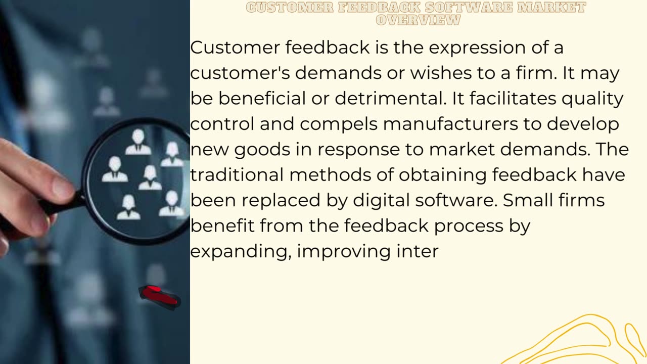 Customer Feedback Software Market - Global Industry Analysis, Size, Share, Growth Opportunities