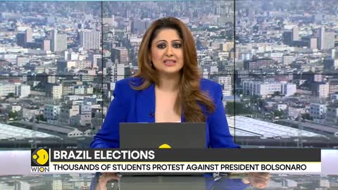 Brazil elections_ Students protest against Bolsonaro's candidacy _ Latest News _ WION