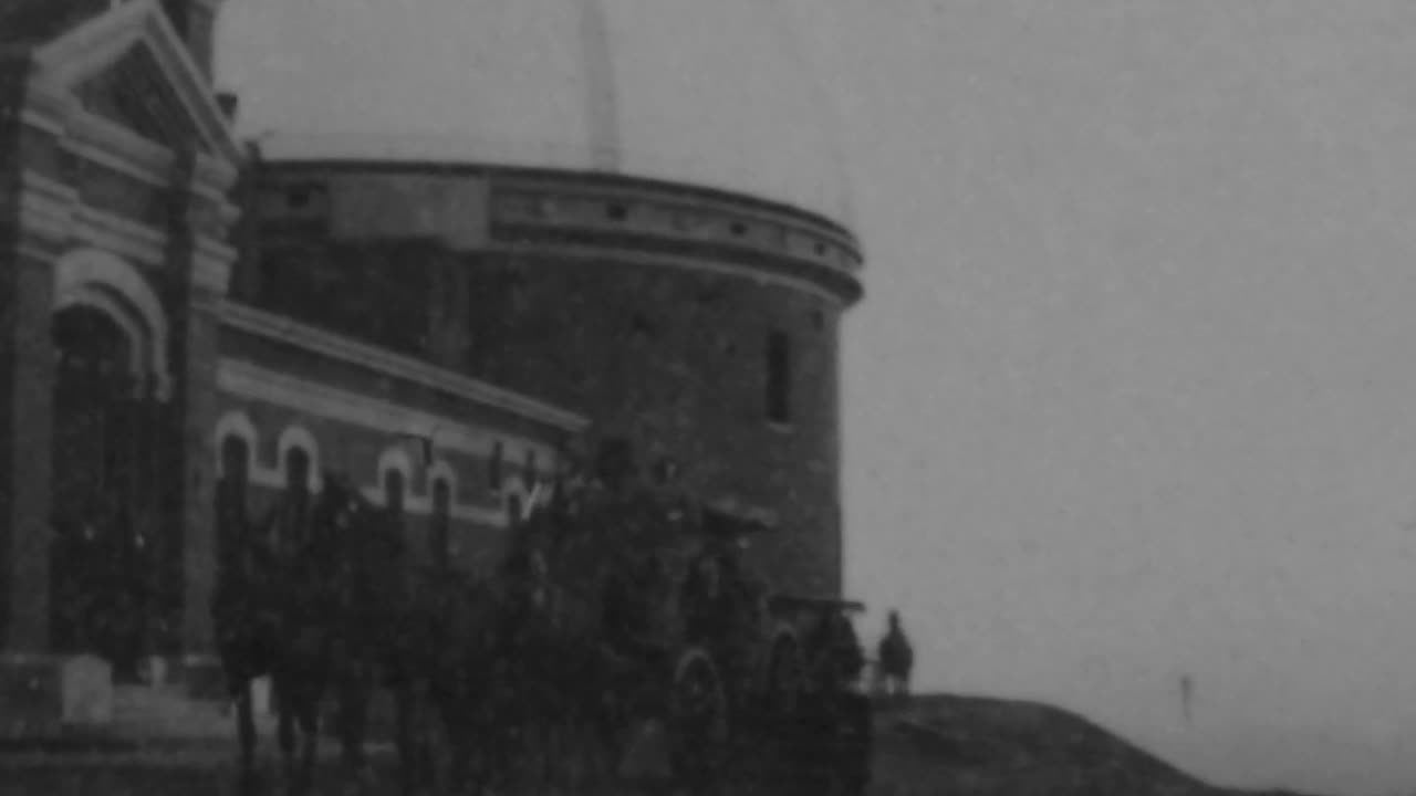 Lick Observatory, Mt. Hamilton, California (1897 Original Black & White Film)