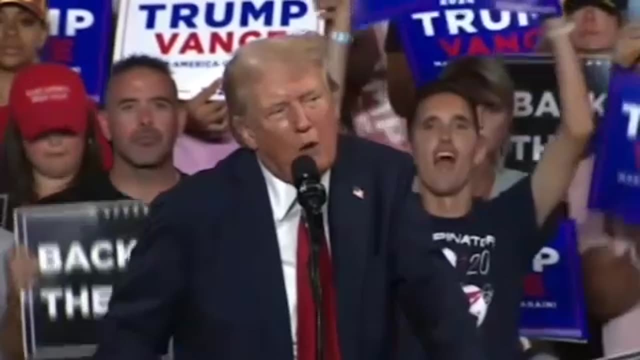 Former President Trump Holds A Campaign Rally In Charlotte, North Carolina