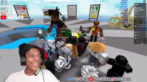 Ishow speed plays roblox