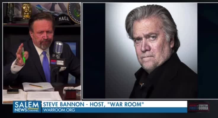 Steve Bannon on Sebastian Gorka Show Today #HoneyBadger