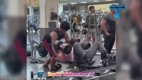 Funny People Exercising