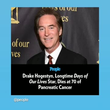 Rip to drake hogestyn has died pancreatic cancer rip to him 9/29/24