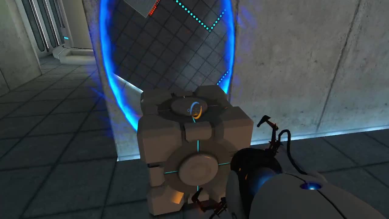 Portal 1 with pc mouse in left hand