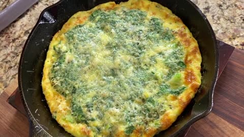 Veggie Frittata SO HEALTHY Great For Breakfast