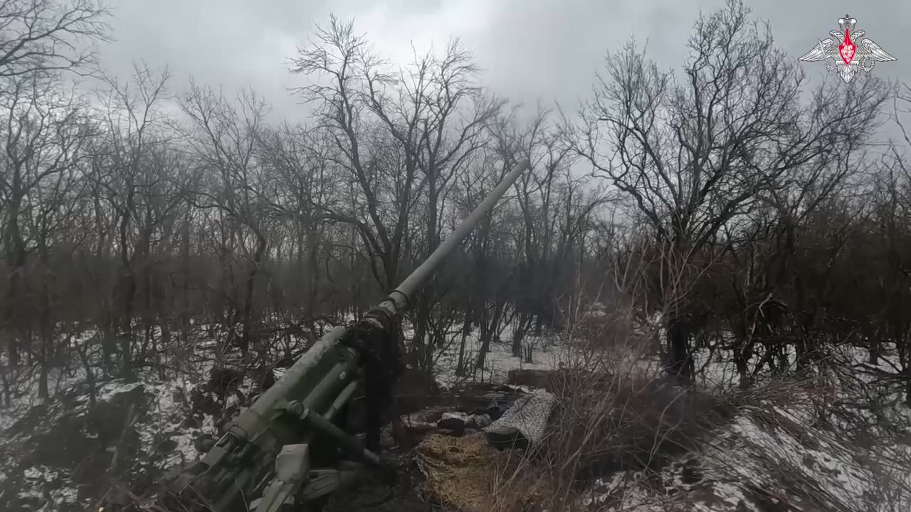 Russia's most powerful and long-range gun on firing tasks in special military operation zone