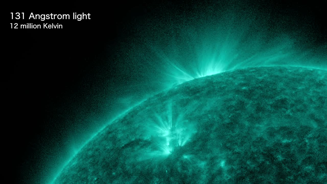 "Solar Spectacle: Flare, Eruption, and Loops Dance in Cosmic Harmony"