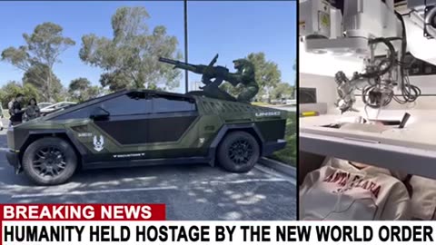 AUTOMATED CYBER TRUCKS EQUIPPED WITH ROBOCOPS TO BECOME STANDARD ISSUE FOR POLICE...