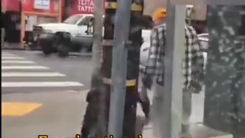 Physical fight between two generations, interesting outcome; don't mess with the old bull