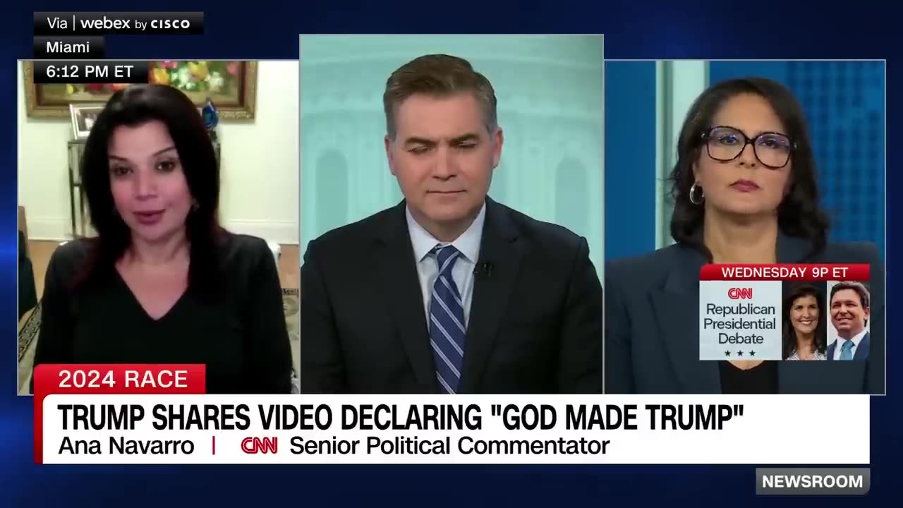 Acosta discusses 'bizarre' video Trump shared on social media