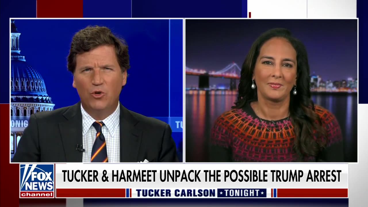 Harmeet Dhillon tells Tucker Carlson Alvin Bragg's case against Trump is 'election interference'