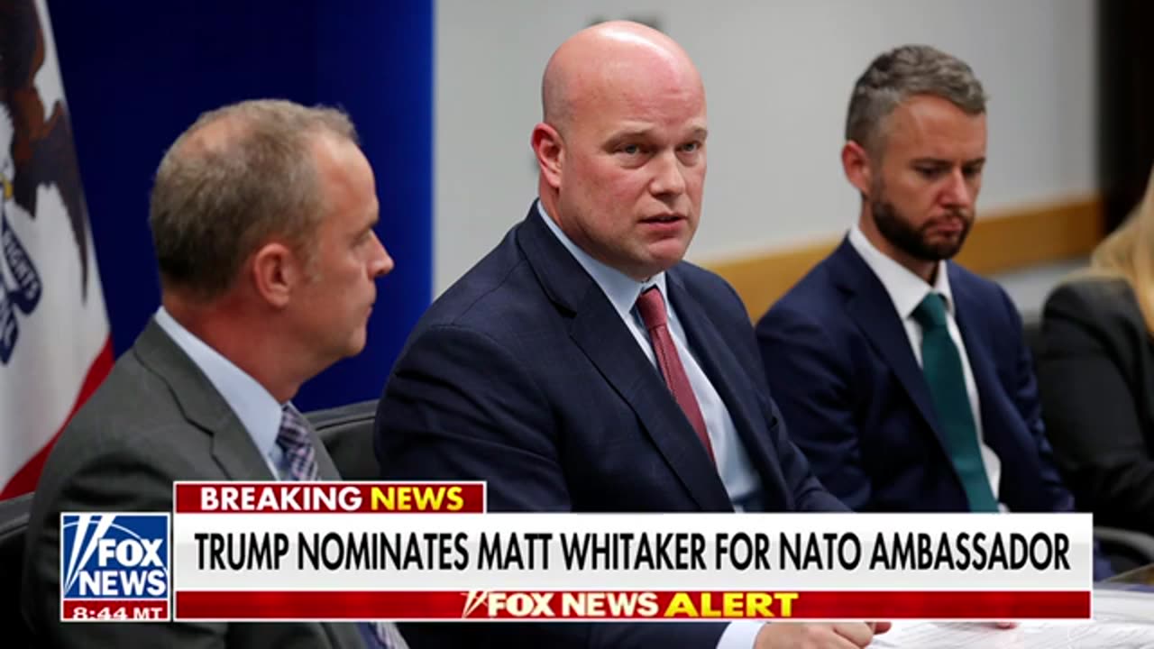 Trump taps Matthew Whitaker to become next NATO ambassador