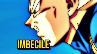 Dragon Ball Z - Prince Vegeta Kills his worthless imbecile son Trunks. Great Father I LOVE HIM