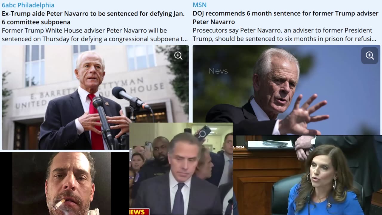 Two-tiered Justice System - Hunter Biden vs Peter Navarro