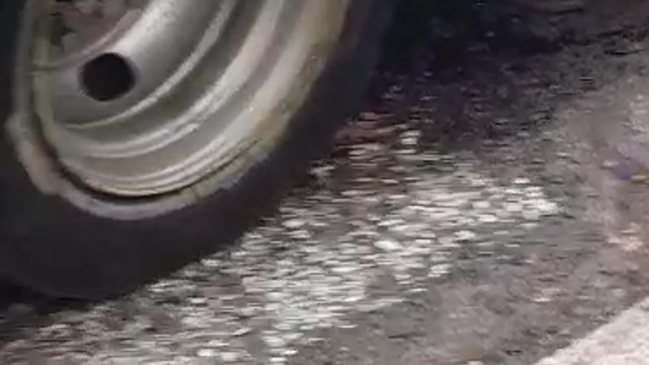Bus le paso por encima a peatón en Bucaramanga