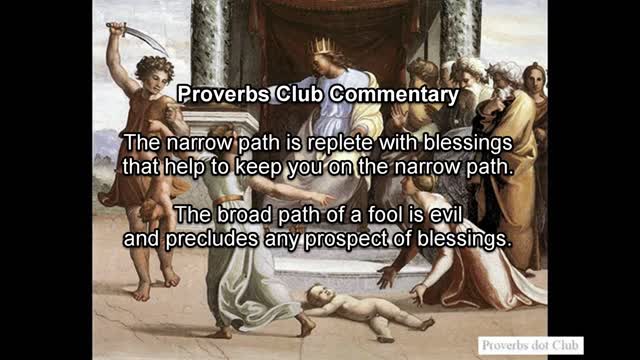 Narrow Path Of Blessings - Proverbs 13:19