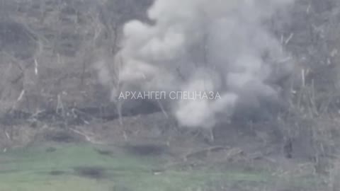 Destruction of the enemy in the trenches! Fast and clear.