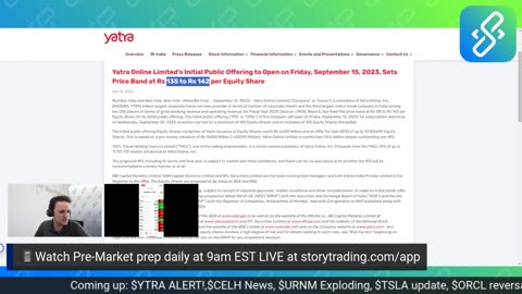 Daily Stock Update:$YTRA HUGE NEWS OUT. $3.10 Target! + $CELH $URNM Shine...