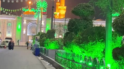 Front view of haram e Imam Hussain as