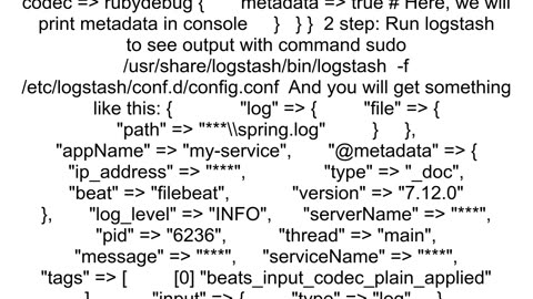 How can I debug logstash even when configuration is OK on Windows