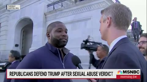 Brutal! Byron Donalds laughs at MSNBC reporter's questions...