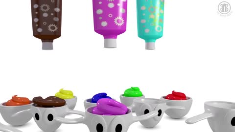 Learn Colors with Surprise Eggs - BillionSurpriseToys Nursery Rhymes, Kids Songs