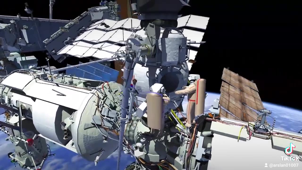 Russian Spacewalk 60 Animation