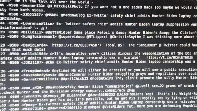 Twitter Scraper For "F*ckJoeBiden" Tweets (Twint Twitter Scraper)