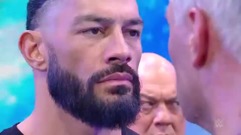 Roman Reigns comes face to face with Cody Rhodes