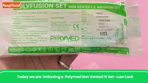 Buy Polymed Non Vented IV Set Luer Lock - Surginatal