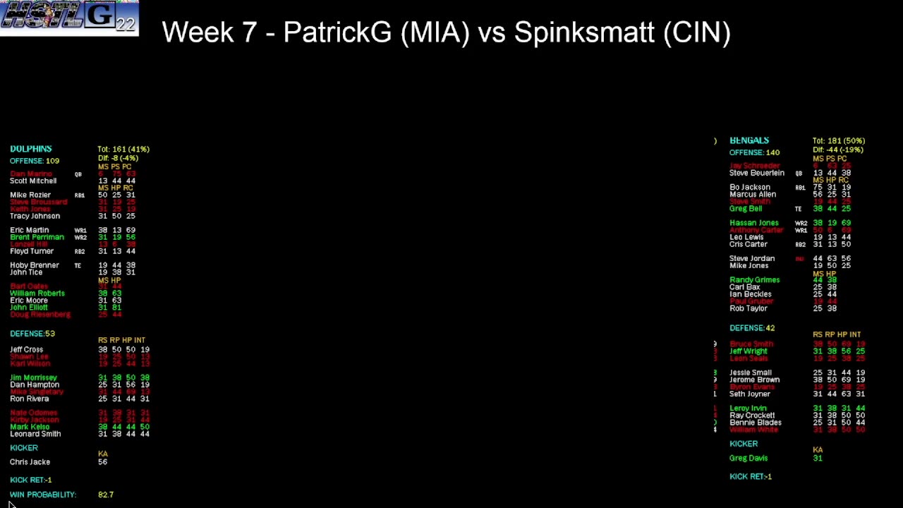 PatrickG vs Spinksmatt - Marino pulls off a miracle