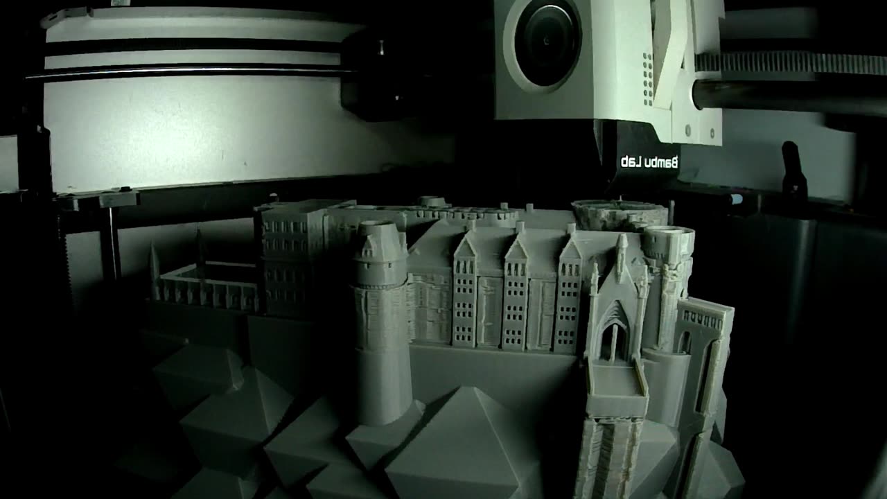 HOGWARTS PART 3 3D PRINT TIMELAPSE
