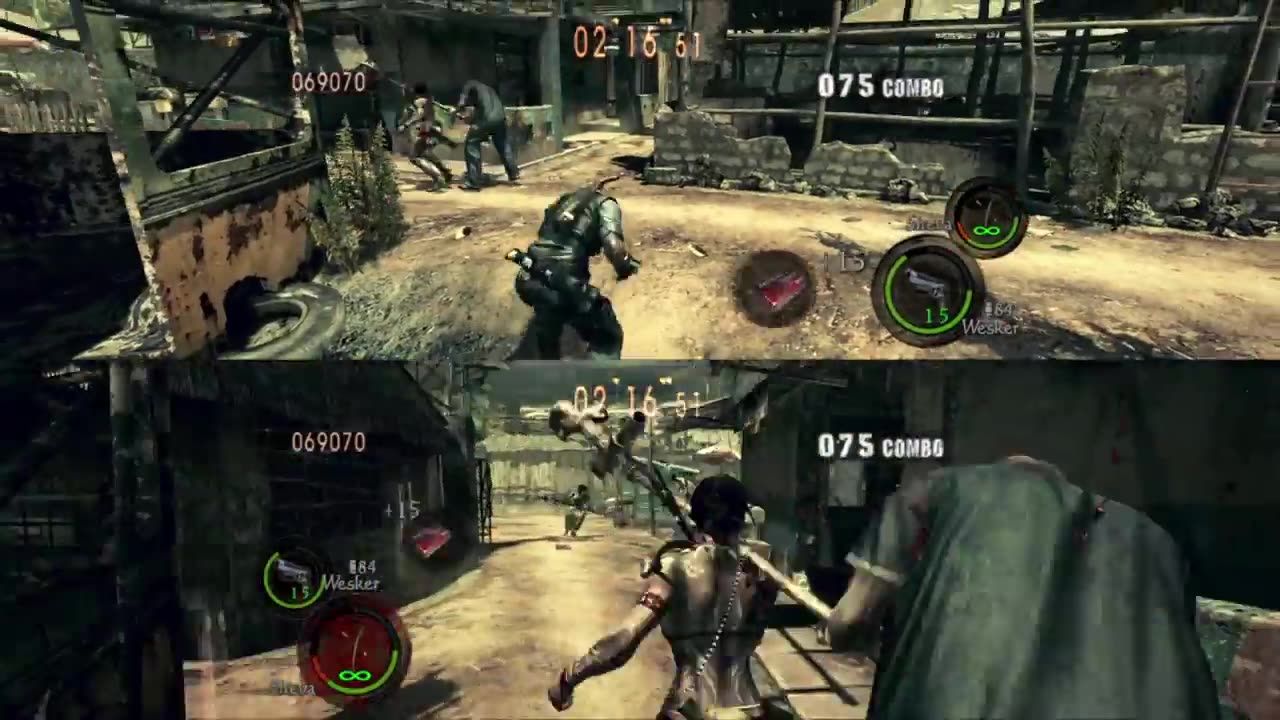 PEAK GAMEPLAY! - Resident Evil 5: Mercenaries Co-Op